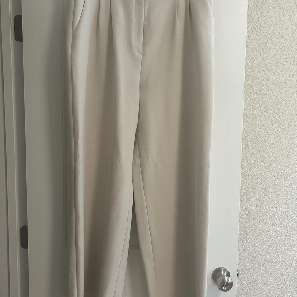 Open Edit The Icon Trousers - Beige, Size 16